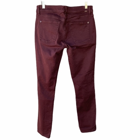DL1961 Jeans Pant Margaux Instasculpt Skinny Purple Denim Distressed Bohemian 29 - Picture 3 of 9